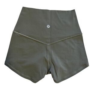 lululemon athletica Taupe Bike Shorts